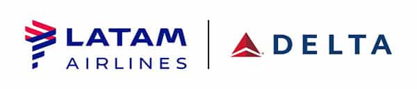 Logo de Latam Airlines y Delta